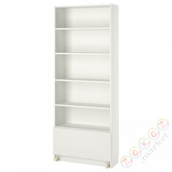 ⭐BILLY⭐Книжный шкаф с ящикиą, белый, 80x30x202 cm⭐ИКЕА-39483808