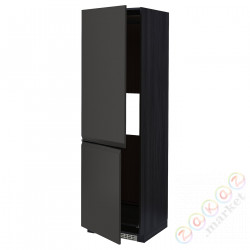 ⭐METOD⭐Высота или замерзание 2шу, черный/Upplöv матантрацит, 60x60x200 cm⭐ИКЕА-49495504