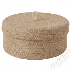 ⭐LJUNGAN⭐Корзинаyk с крышкой, 20x10 cm⭐ИКЕА-50527882
