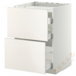 ⭐METOD / MAXIMERA⭐Старший полковник/2fr/3шу, белый/Веддинге белый, 60x60 cm⭐ИКЕА-89027162