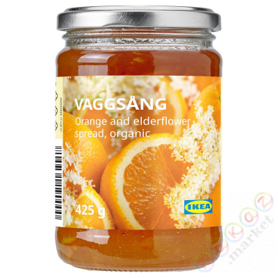 ⭐VAGGSANG⭐Dżem сапельсинy i bzu, органический, 425 g⭐ИКЕА-20576119
