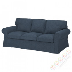 ⭐EKTORP⭐Диван 3-человекowa, Kilanda темно-синий⭐ИКЕА-29509007
