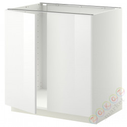 ⭐METOD⭐Шшш раковина/2 Drz, белый/Рингхульт белый, 80x60 cm⭐ИКЕА-49461877