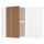 ⭐METOD⭐Навесной угловой шкаф с полками, белый/Tistorp подражаниеacja коричневыйowego орехa, 68x60 cm⭐ИКЕА-69519603