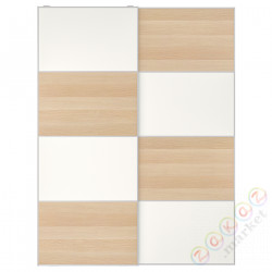 ⭐MEHAMN⭐Drzв и скольжение, 2str/под беленый дуб белый, 150x201 cm⭐ИКЕА-79439762