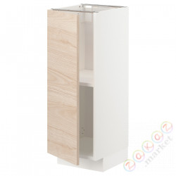 ⭐METOD⭐Кабинет ул./полки, белый/Askersund яркий узор ясеня, 30x37 cm⭐ИКЕА-49458969