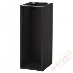 ⭐METOD⭐Каркас напольного шкафа, имитация черного дерева, 30x37x80 cm⭐ИКЕА-60417185