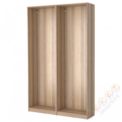 ⭐PAX⭐2 рамы шкафа, под беленый дуб, 150x35x236 cm⭐ИКЕА-29054610