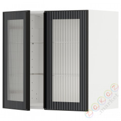 ⭐METOD⭐Шах половина/2 стакан Drz, белый/Hejsta антрацитowe ryflowане стакан, 60x60 cm⭐ИКЕА-69490647