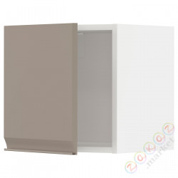 ⭐METOD⭐Навесной шкаф, белый/Upplöv матciemnoбежевый, 40x40 cm⭐ИКЕА-09492003