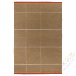 ⭐GASHIRS⭐Ковровая дорожка сdługim włosiem, коричневый/wykonano ręcznie, 200x300 cm⭐ИКЕА-60570766