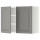 ⭐METOD⭐Навесной шкаф с полками/2 дверь, белый/Bodbyn Серый, 80x60 cm⭐ИКЕА-09457231