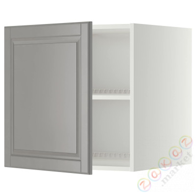 ⭐METOD⭐Верх для холодильника/морозильная камера, белый/Bodbyn Серый, 60x60 cm⭐ИКЕА-99459198