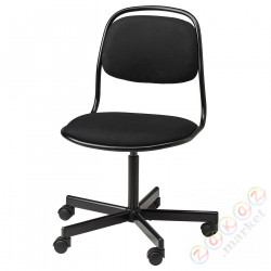 ⭐ÖRFJÄLL⭐Вращающийся стул, черный/Виссле черный⭐ИКЕА-49303072