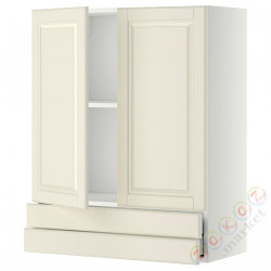 ⭐METOD / MAXIMERA⭐Sза c 2 Drz/2 ящики, белый/Bodbyn сливочный, 80x100 cm⭐ИКЕА-39458738