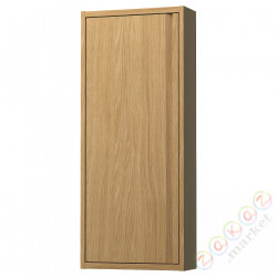 ⭐ANGSJON⭐Подвесной шкаф с Drzс упражнениями, подражание. дуб, 40x15x95 cm⭐ИКЕА-20535077