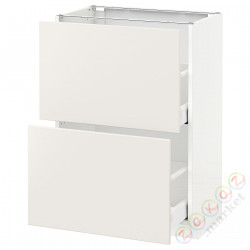 ⭐METOD / MAXIMERA⭐Шкаф/2 шу/, белый/Веддинге белый, 60x37 cm⭐ИКЕА-99051458