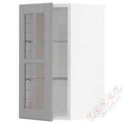 ⭐METOD⭐Шах половина/стакан Drz, белый/Bodbyn Серый, 30x60 cm⭐ИКЕА-59394967