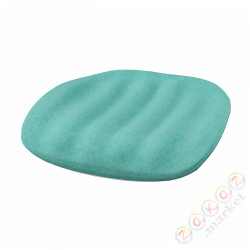 ⭐PYNTEN⭐Подушка стула детский офисы, бирюзовый, 33x32 cm⭐ИКЕА-90538826