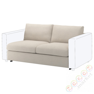⭐VIMLE⭐Sekcja 2-диван-кровать os, Gunnared бежевый⭐ИКЕА-59545221