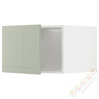 ⭐METOD⭐Верх для холодильника/морозильная камера, белый/Stensund светло-зеленый, 60x40 cm⭐ИКЕА-89487620
