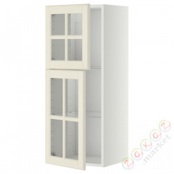 ⭐METOD⭐Шах половина/2 стакан Drz, белый/Bodbyn сливочный, 40x100 cm⭐ИКЕА-09394984