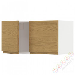 ⭐METOD⭐настенный шкаф/2 дверь, белый/Voxtorpподражание. дуб, 80x40 cm⭐ИКЕА-99538520