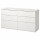 ⭐VIHALS⭐Комод, 6 ящики, белый/весельеkcja przymocuj/odblokuj, 140x47x75 cm⭐ИКЕА-80490113 ⭐VIHALS⭐Комод, 6 ящики, белый/весельеkcja przymocuj/odblokuj, 140x47x75 cm⭐ИКЕА-80490113