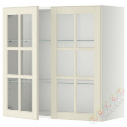 ⭐METOD⭐Шах половина/2 стакан Drz, белый/Bodbyn сливочный, 80x80 cm⭐ИКЕА-69394981