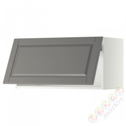 ⭐METOD⭐Навесной шкаф pos, белый/Bodbyn Серый, 80x40 cm⭐ИКЕА-59391884