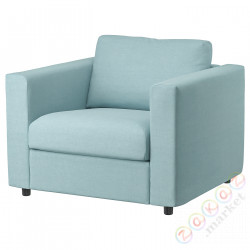 ⭐VIMLE⭐Кресло, Saxemara светло-синий⭐ИКЕА-79477155