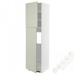 ⭐METOD⭐Shah ic с2 Drz, белый/Stensund светло-зеленый, 60x60x220 cm⭐ИКЕА-09486931