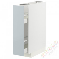 ⭐METOD / MAXIMERA⭐Кабинет ул./wysuwане wyposażenт.е.доб, белый/Kallarp jasnoсерый-синий, 20x60 cm⭐ИКЕА-99478795