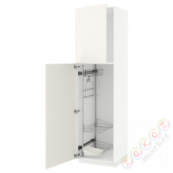 ⭐METOD⭐Высокий шкаф/домашний интерьер, белый/Веддинге белый, 60x60x220 cm⭐ИКЕА-89454912