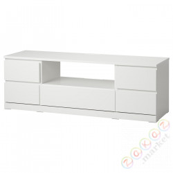 ⭐MALM⭐Тумба под ТВ, белый, 160x48 cm⭐ИКЕА-10487190