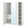⭐PAX / FARDAL/VIKEDAL⭐Комбинация шкафов, глянцевый белый/зеркало, 150x60x201 cm⭐ИКЕА-49395566