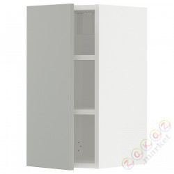 ⭐METOD⭐Навесной шкаф с полками, белый/Havstorp светло-серый, 30x60 cm⭐ИКЕА-39538151