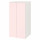 ⭐SMASTAD / PLATSA⭐Гардероб, белый бледно-розовый/с3 полки, 60x57x123 cm⭐ИКЕА-79483321