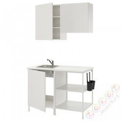 ⭐ENHET⭐Кухня, белый, 123x63.5x222 cm⭐ИКЕА-59337095