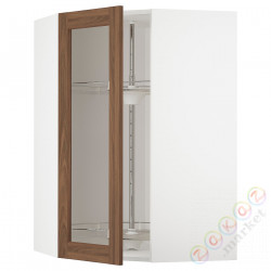 ⭐METOD⭐Пойдите с каруселью/стакан Drz, белый Enköping/коричневый орех, 68x100 cm⭐ИКЕА-09475254