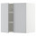 ⭐METOD⭐Навесной шкаф с полками/2 дверь, белый/Veddinge Серый, 60x60 cm⭐ИКЕА-99456864