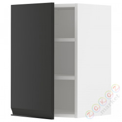 ⭐METOD⭐Навесной шкаф с полками, белый/Upplöv матантрацит, 40x60 cm⭐ИКЕА-79493872