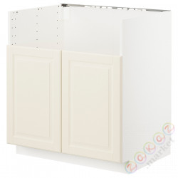 ⭐METOD⭐BREDSJÖN тумба под раковину двойная, белый/Bodbyn сливочный, 80x60 cm⭐ИКЕА-39456876