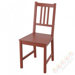 ⭐PINNTORP⭐Стул, czerwona bejca⭐ИКЕА-60590482