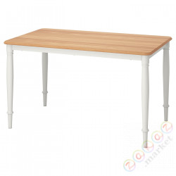 ⭐DANDERYD⭐Стол, дубовый вейп/белый, 130x80 cm⭐ИКЕА-10463858