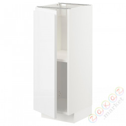 ⭐METOD⭐Кабинет ул./полки, белый/Блеск Voxtorp/белый, 30x37 cm⭐ИКЕА-89465473