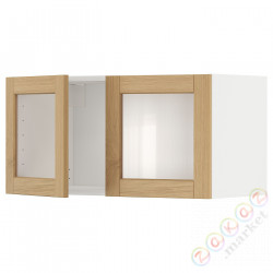 ⭐METOD⭐настенный шкаф/2 Drzв школе, белый/Forsbacka дуб, 80x40 cm⭐ИКЕА-09509353