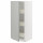 ⭐METOD / MAXIMERA⭐Высокий шкаф с ящики, белый/Havstorp светло-серый, 60x60x140 cm⭐ИКЕА-49538730