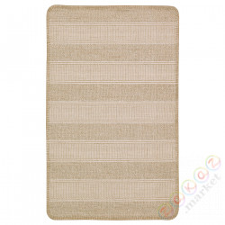 ⭐KLEJS⭐Коврик ровный, бежевый/белый, 50x80 cm⭐ИКЕА-70418580