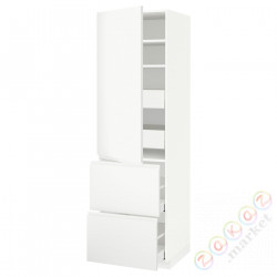 ⭐METOD / MAXIMERA⭐H пополам/4 шу/Drz/2 fr, белый/Voxtorpматовый белый, 60x60x200 cm⭐ИКЕА-89353022